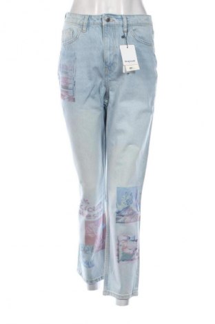 Damskie jeansy Desigual, Rozmiar M, Kolor Niebieski, Cena 321,99 zł