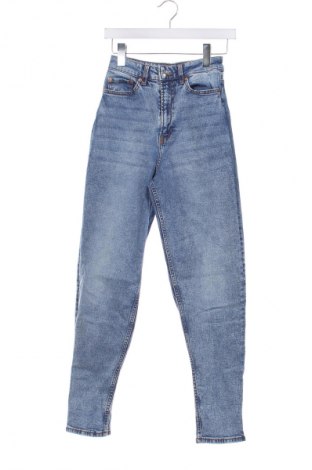 Damskie jeansy H&M Divided, Rozmiar XS, Kolor Niebieski, Cena 36,99 zł