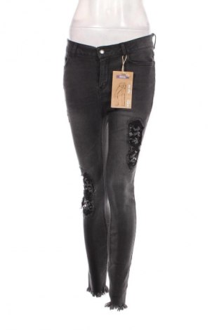 Damen Jeans Janina, Größe M, Farbe Grau, Preis € 15,20