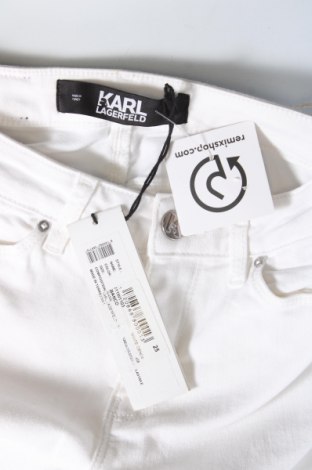 Blugi de femei Karl Lagerfeld, Mărime XS, Culoare Alb, Preț 585,99 Lei