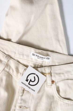 Dámske džínsy  Pull&Bear, Veľkosť M, Farba Béžová, Cena  26,45 €