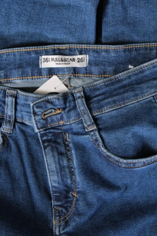 Blugi de femei Pull&Bear, Mărime S, Culoare Albastru, Preț 21,99 Lei