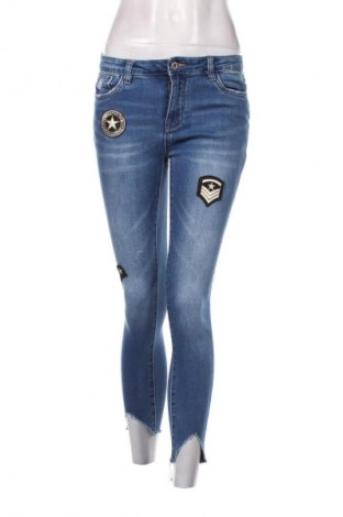 Damen Jeans Queen Hearts, Größe M, Farbe Blau, Preis € 9,49