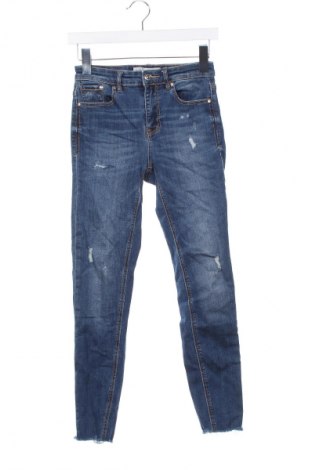 Damskie jeansy Stradivarius, Rozmiar XS, Kolor Niebieski, Cena 46,99 zł