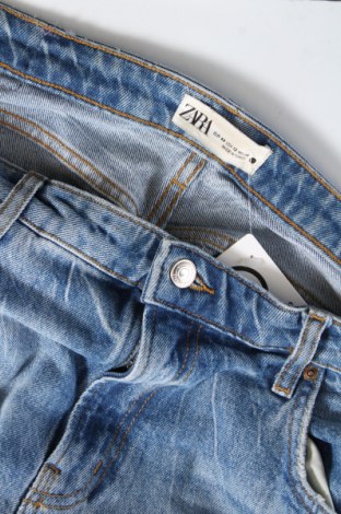 Damskie jeansy Zara, Rozmiar XXL, Kolor Niebieski, Cena 47,99 zł