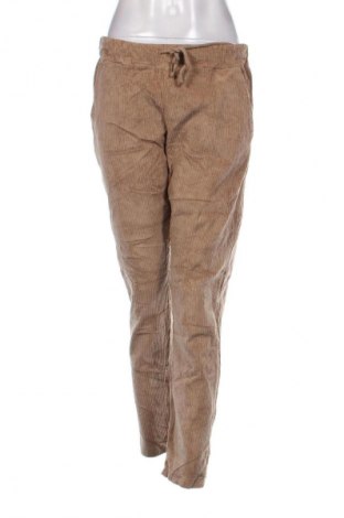 Damen Cordhose, Größe L, Farbe Beige, Preis 8,49 €