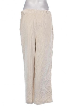 Pantaloni de velvet de femei, Mărime M, Culoare Bej, Preț 38,99 Lei