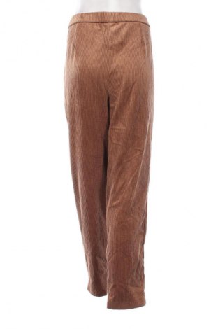 Pantaloni de velvet de femei Carla Ferroni, Mărime XXL, Culoare Maro, Preț 157,99 Lei