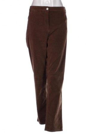 Pantaloni de velvet de femei Corte Dei Gonzaga, Mărime 3XL, Culoare Maro, Preț 149,99 Lei