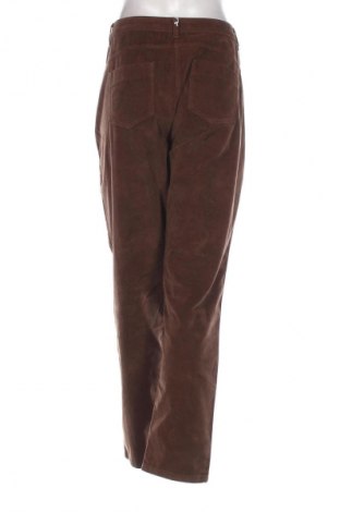 Pantaloni de velvet de femei Corte Dei Gonzaga, Mărime XXL, Culoare Maro, Preț 471,99 Lei