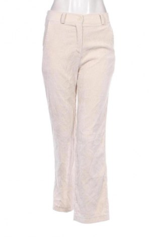 Pantaloni de velvet de femei Lola Liza, Mărime S, Culoare Ecru, Preț 157,99 Lei