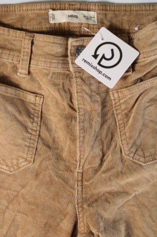 Pantaloni de velvet de femei Mango, Mărime S, Culoare Bej, Preț 44,99 Lei