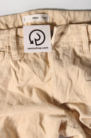 Pantaloni de velvet de femei Mango, Mărime M, Culoare Ecru, Preț 56,99 Lei