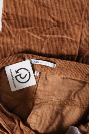 Pantaloni de velvet de femei ONLY, Mărime XL, Culoare Maro, Preț 35,99 Lei