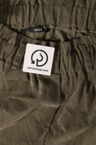 Pantaloni de velvet de femei ONLY, Mărime M, Culoare Verde, Preț 35,99 Lei