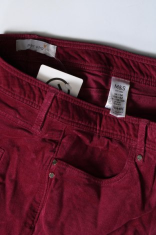 Pantaloni de velvet de femei Per Una By Marks & Spencer, Mărime L, Culoare Mov, Preț 67,99 Lei