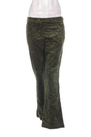 Pantaloni de velvet de femei Ql2 Quelledue, Mărime M, Culoare Verde, Preț 78,99 Lei