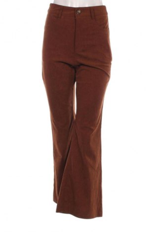 Pantaloni de velvet de femei SHEIN, Mărime XS, Culoare Maro, Preț 95,99 Lei