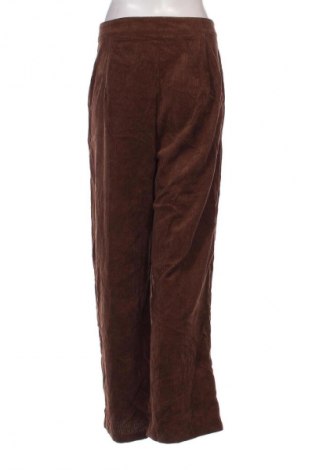 Pantaloni de velvet de femei SHEIN, Mărime XL, Culoare Maro, Preț 38,99 Lei