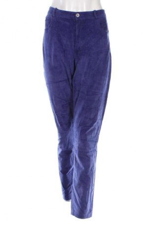 Pantaloni de velvet de femei United Colors Of Benetton, Mărime M, Culoare Mov, Preț 63,99 Lei