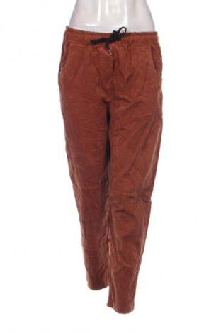 Pantaloni de velvet de femei Wiya, Mărime M, Culoare Maro, Preț 39,99 Lei