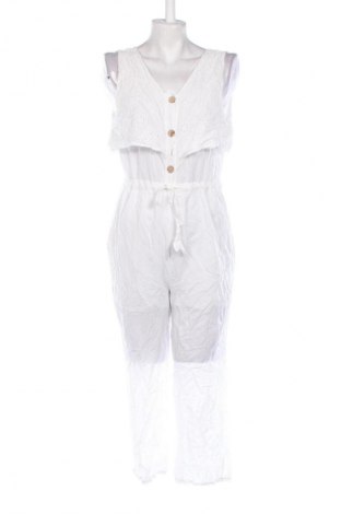 Damen Overall Luxe, Größe L, Farbe Weiß, Preis 17,99 €