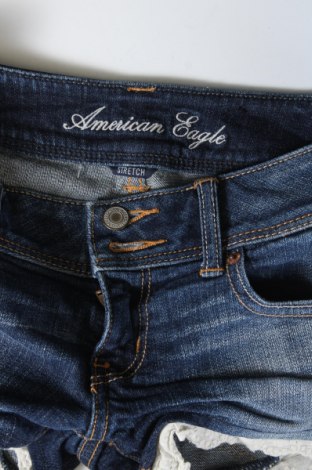 Дамски къс панталон American Eagle, Размер XS, Цвят Син, Цена 24,49 лв.