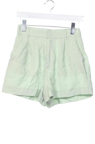 Pantaloni scurți de femei Zara, Mărime XS, Culoare Verde, Preț 29,99 Lei