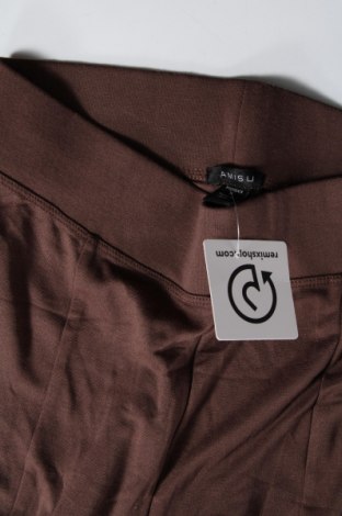 Damskie legginsy Amisu, Rozmiar S, Kolor Brązowy, Cena 27,99 zł