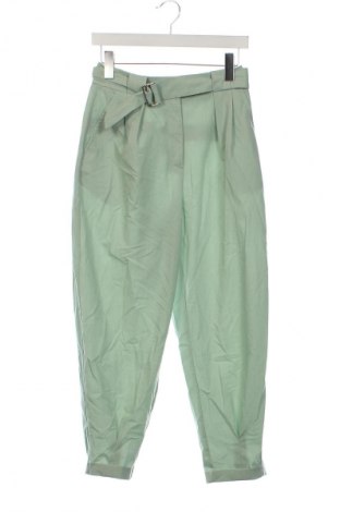 Pantaloni de femei Bershka, Mărime XXS, Culoare Verde, Preț 95,99 Lei