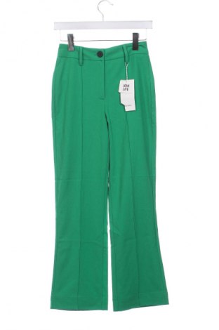 Damenhose Bershka, Größe XXS, Farbe Grün, Preis 11,99 €