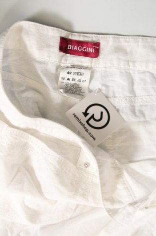 Pantaloni de femei Biaggini, Mărime L, Culoare Alb, Preț 44,99 Lei