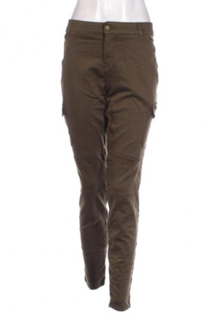 Pantaloni de femei Clockhouse, Mărime XL, Culoare Verde, Preț 38,99 Lei