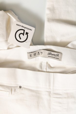 Damskie spodnie Denim Co., Rozmiar M, Kolor Biały, Cena 66,67 zł