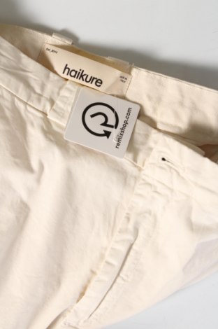 Pantaloni de femei Haikure, Mărime L, Culoare Ecru, Preț 177,99 Lei