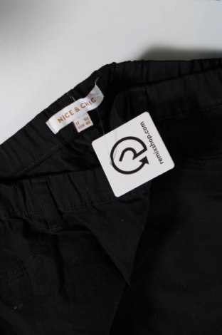 Pantaloni de femei Nice & Chic, Mărime XL, Culoare Negru, Preț 95,99 Lei