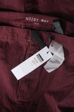 Pantaloni de femei Noisy May, Mărime L, Culoare Roșu, Preț 151,99 Lei