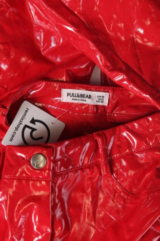 Dámske nohavice Pull&Bear, Veľkosť XXS, Farba Červená, Cena  8,95 €