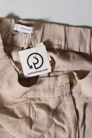 Damenhose Reserved, Größe S, Farbe Beige, Preis 15,49 €