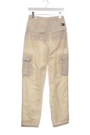 Pantaloni de femei Tommy Jeans, Mărime S, Culoare Ecru, Preț 425,99 Lei