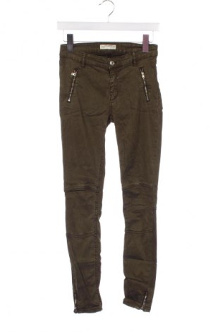 Pantaloni de femei Zara, Mărime XS, Culoare Verde, Preț 25,99 Lei