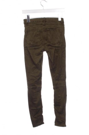 Pantaloni de femei Zara, Mărime XS, Culoare Verde, Preț 44,99 Lei