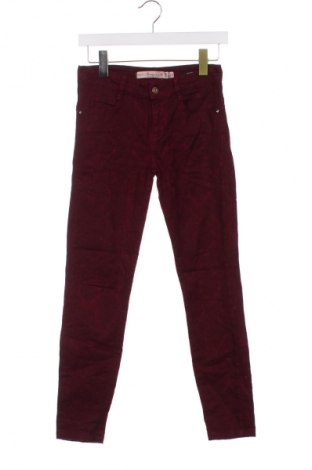 Pantaloni de femei Zara Trafaluc, Mărime S, Culoare Roșu, Preț 26,99 Lei