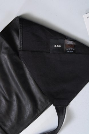 Γυναικείο αμάνικο μπλουζάκι ASOS, Μέγεθος XS, Χρώμα Μαύρο, Τιμή 7,16 €