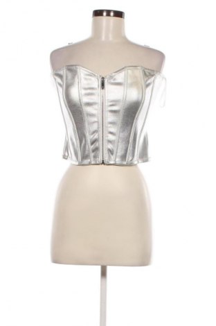 Damentop Karen Millen, Größe M, Farbe Silber, Preis 37,49 €