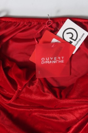 Dámské tilko  OUVERT DIMANCHE, Velikost M, Barva Červená, Cena  229,00 Kč