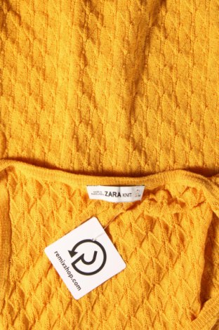 Damska koszulka na ramiączkach Zara Knitwear, Rozmiar L, Kolor Żółty, Cena 27,03 zł