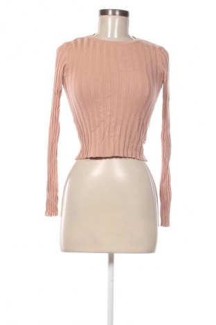 Damenpullover Bershka, Größe S, Farbe Beige, Preis 8,49 €