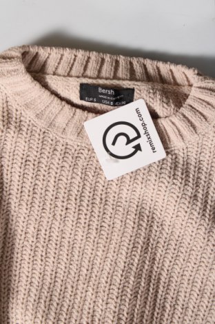 Damenpullover Bershka, Größe S, Farbe Beige, Preis € 9,49