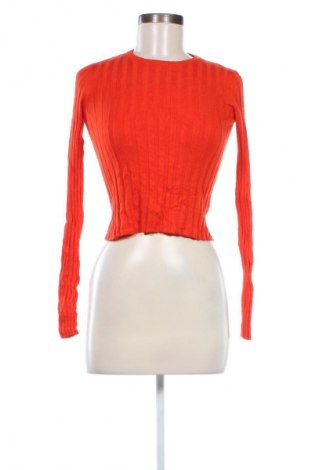 Damenpullover Bershka, Größe S, Farbe Orange, Preis 9,49 €